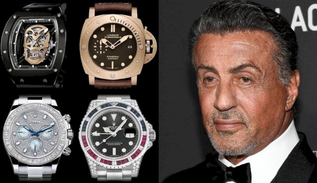 Sylvester Stallone subastará una colección de relojes valorada en 6 millones de dólares